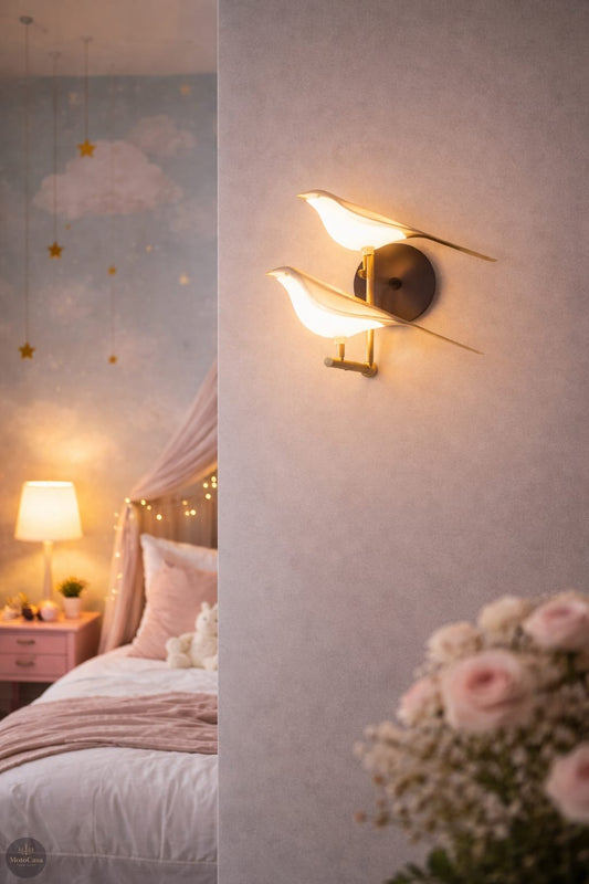Twin Sparrow Wall Light