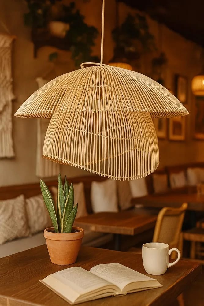 Cane Pendant Lamp