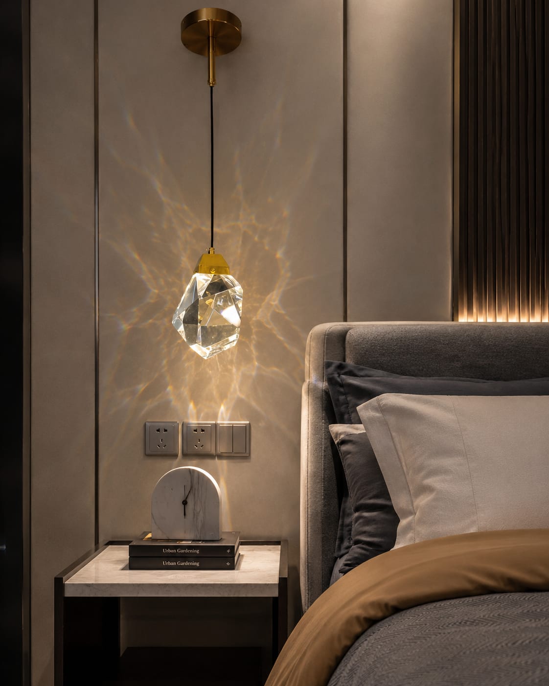Prism Crystal Pendant Light