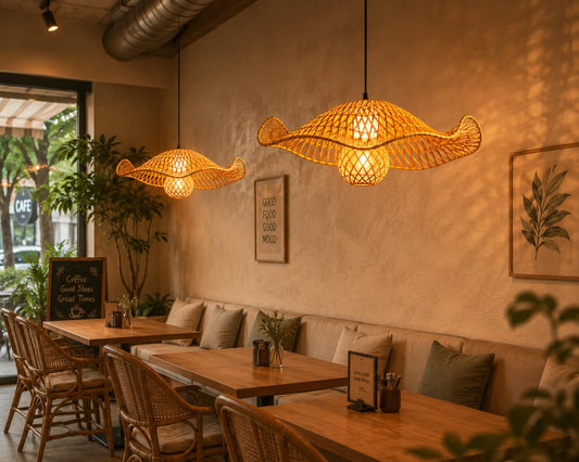 Artisan Wave Bamboo Light