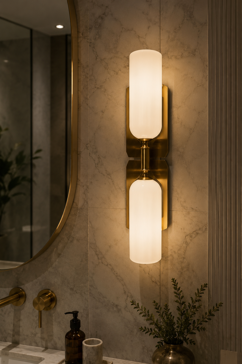 Opaline Wall Light