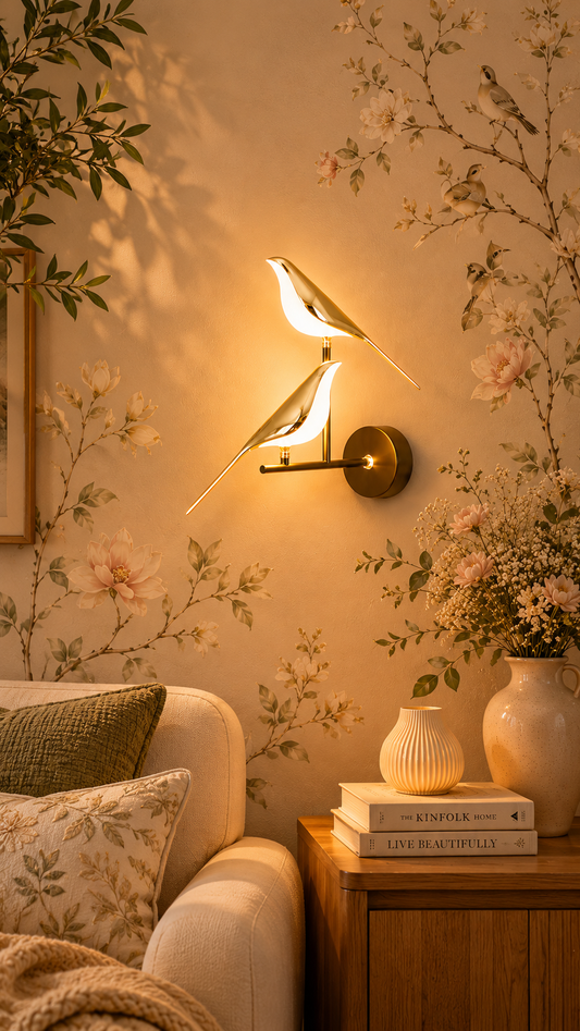 Twin Sparrow Wall Light