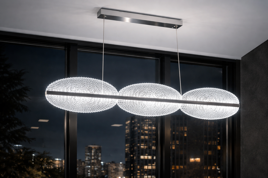 Elarria Luna Crystal Linear Pendant Light