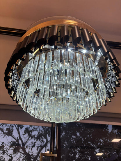 Black Mamba Chandelier Ceiling Fan with Remote Control