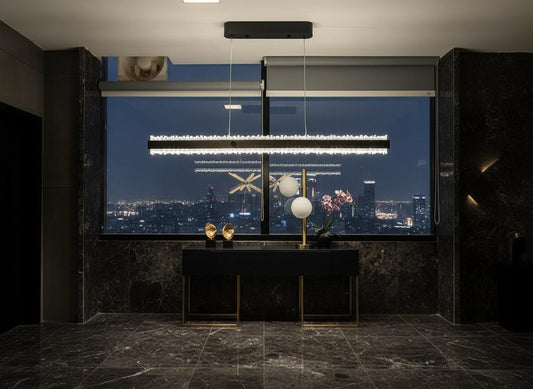 Elarria Midnight Linear Crystal Glow Light