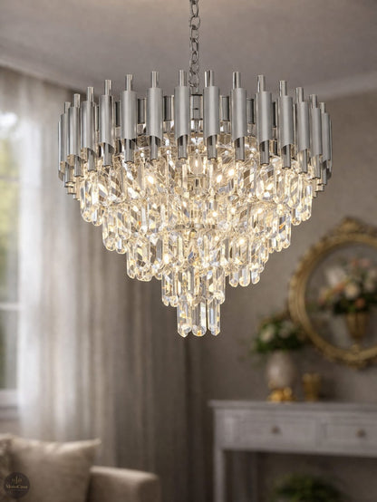 Silver Mamba Chandelier