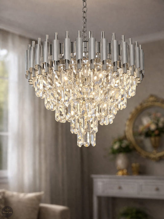 Silver Mamba Chandelier