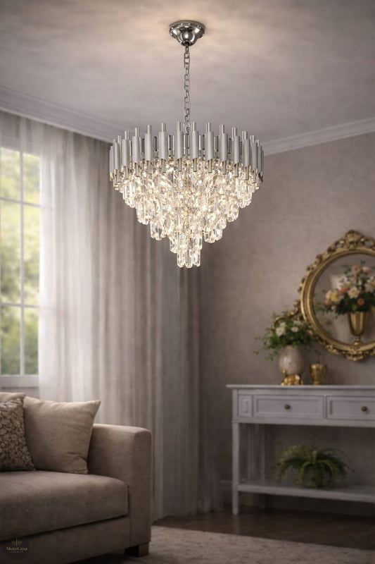 Silver Mamba Chandelier
