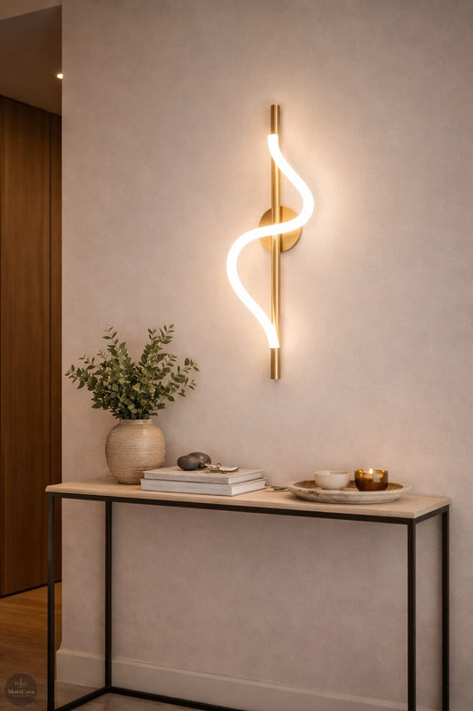 Curved Strip Wall Light