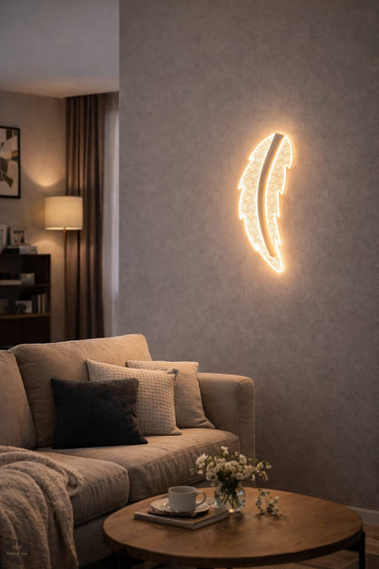 Feather Glow Wall Light