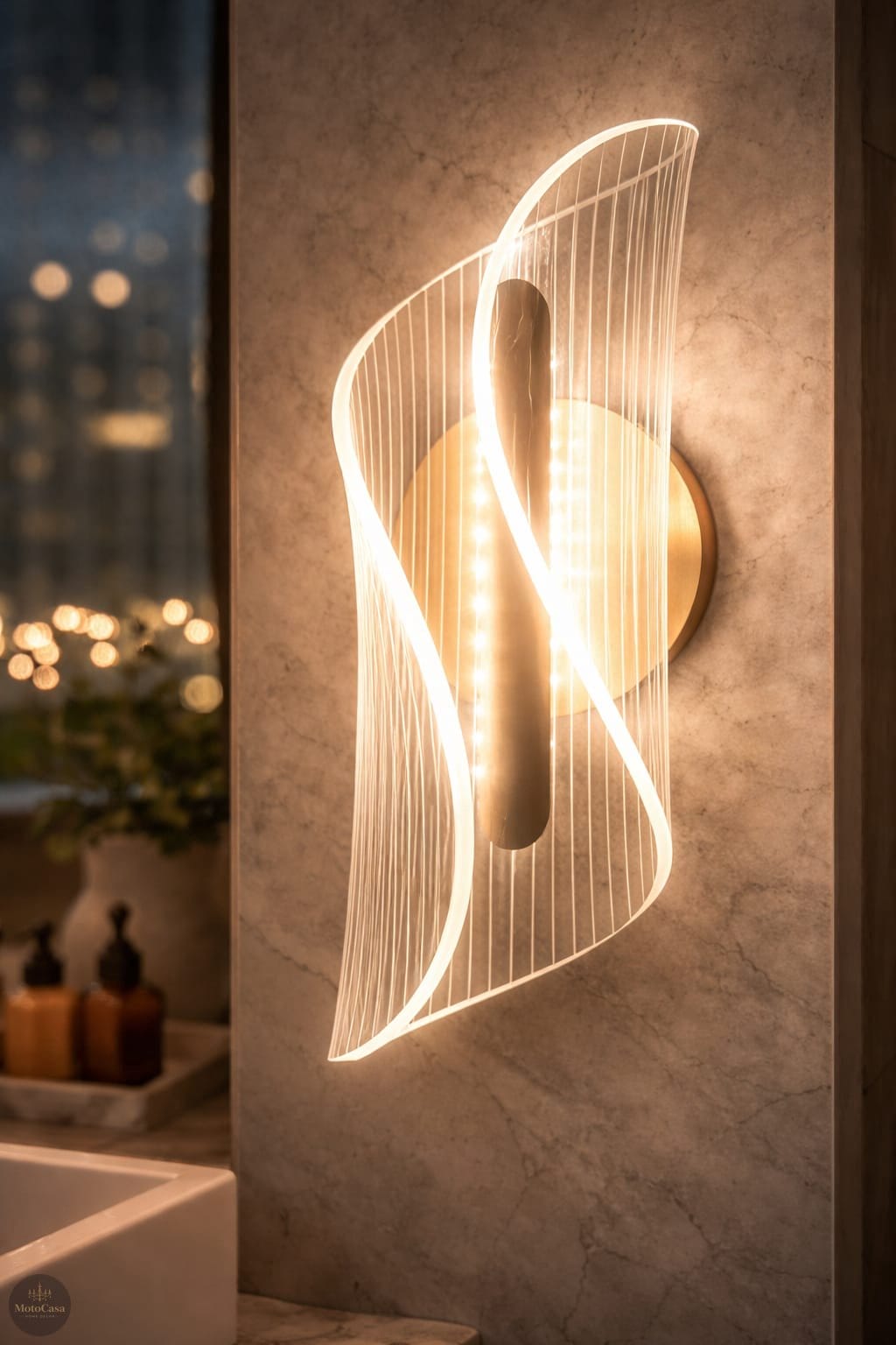 Twist Curve Wall Light