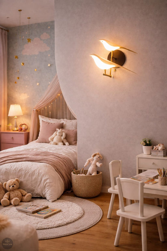 Twin Sparrow Wall Light