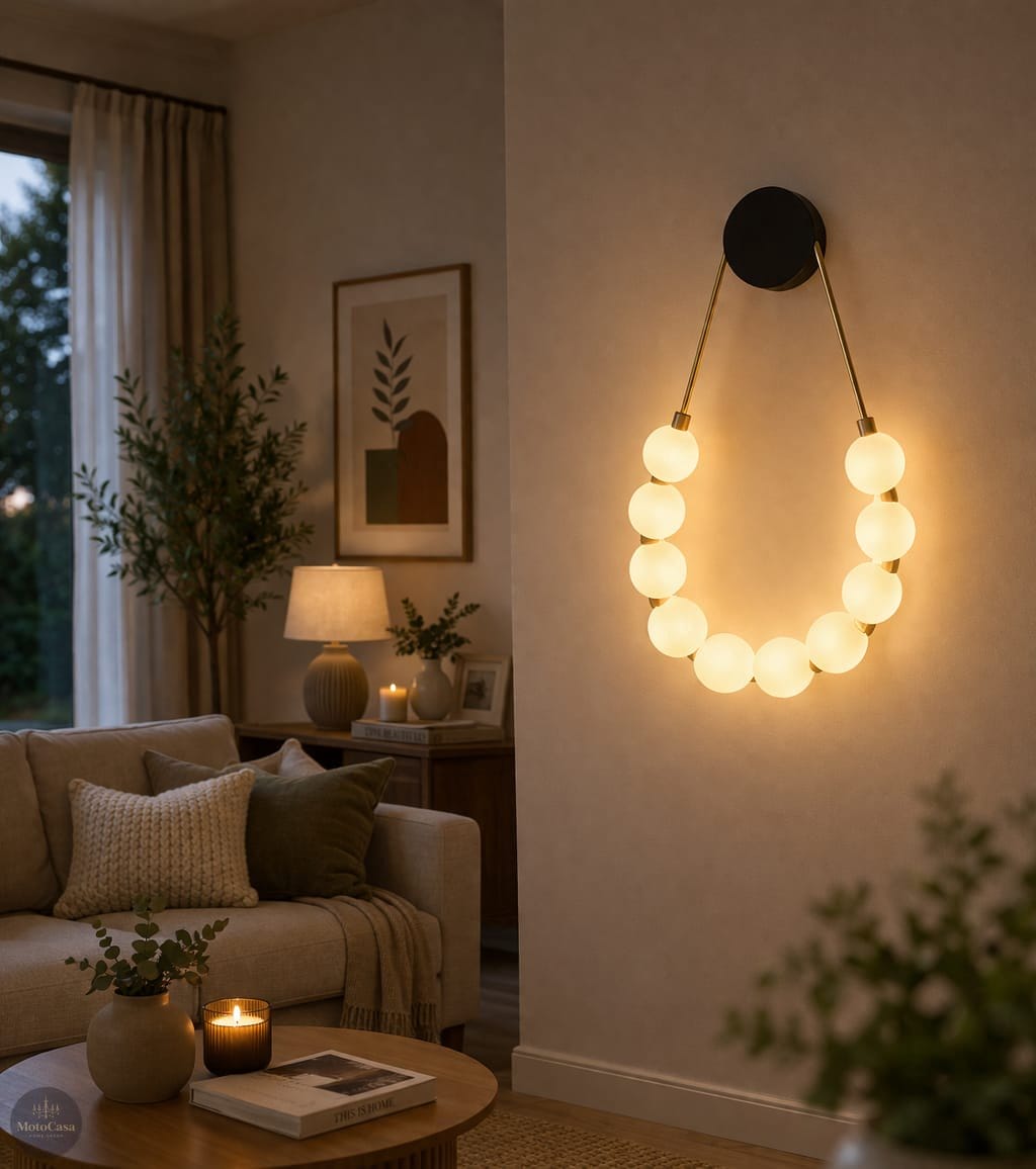 Glow Bead Wall Light