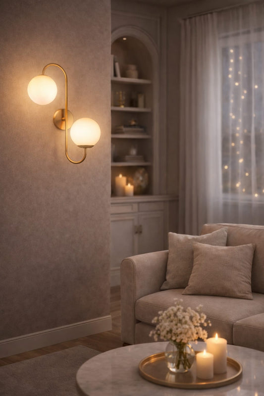 Dual Arc Wall Light