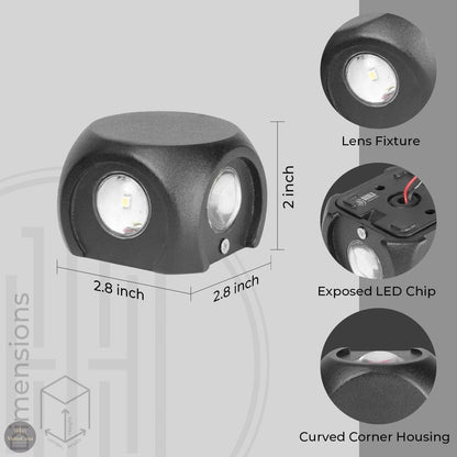 Quad Beam Outdoor Light