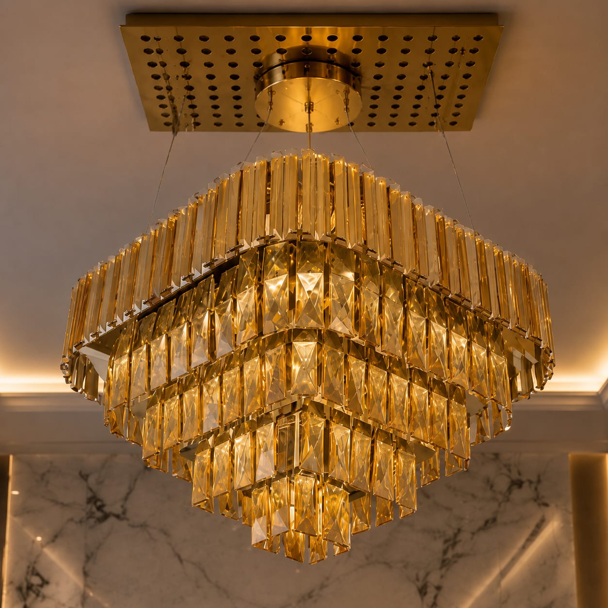 Royal Square Chandelier