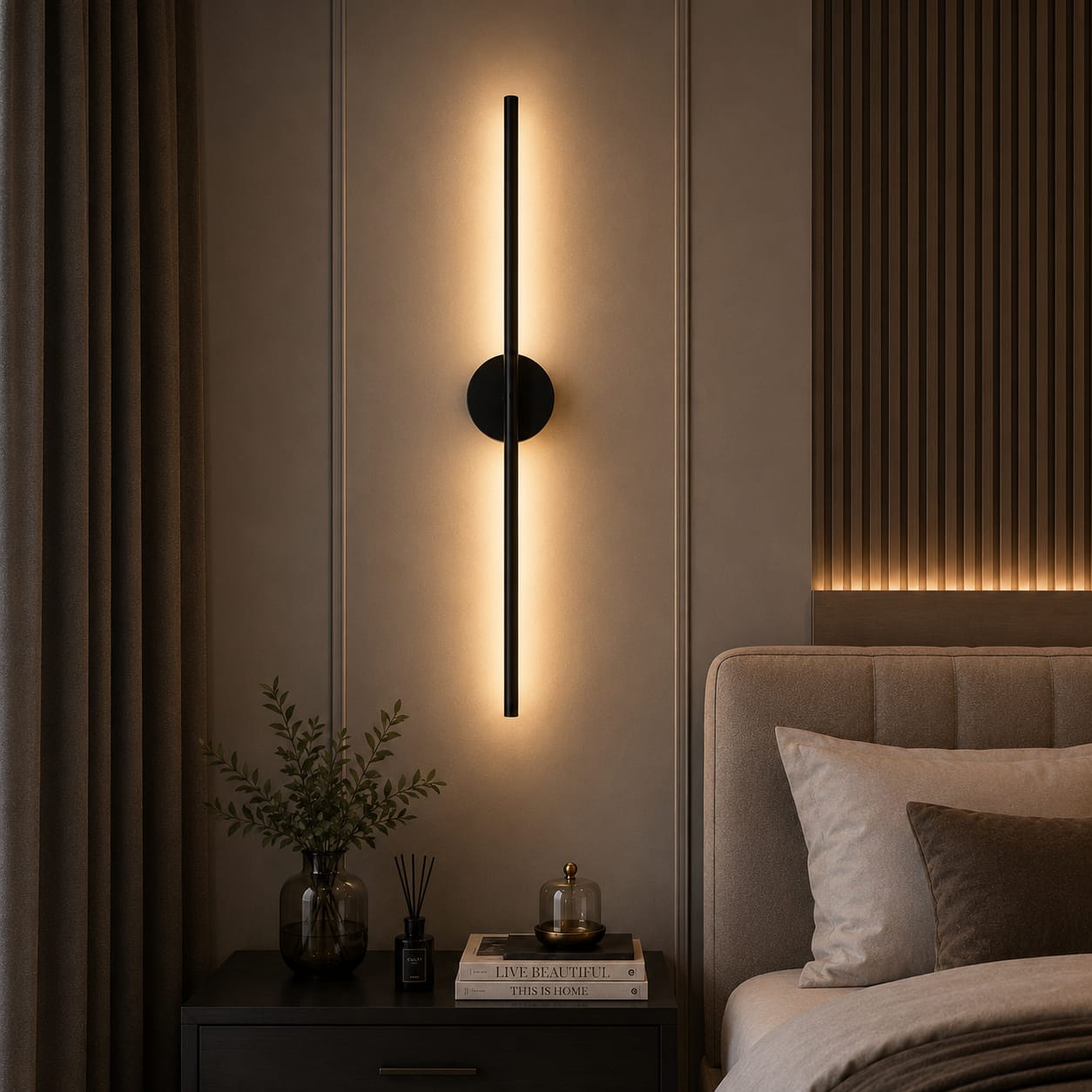 Linear Glow LED Wall Light