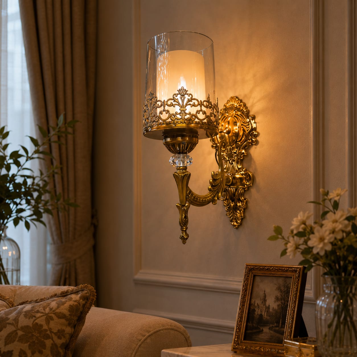 Antique Wall Light