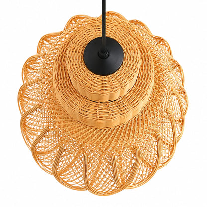 Bamboo Woven Pendant Lamp