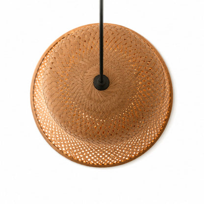 Bell Shaped Bamboo hanging light