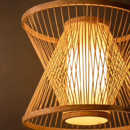 Hourglass Hanging Lamp – Warm Ambient Lighting