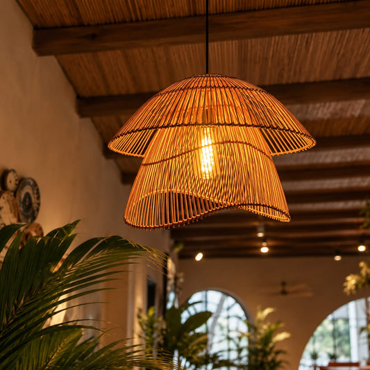 Cane Pendant Lamp