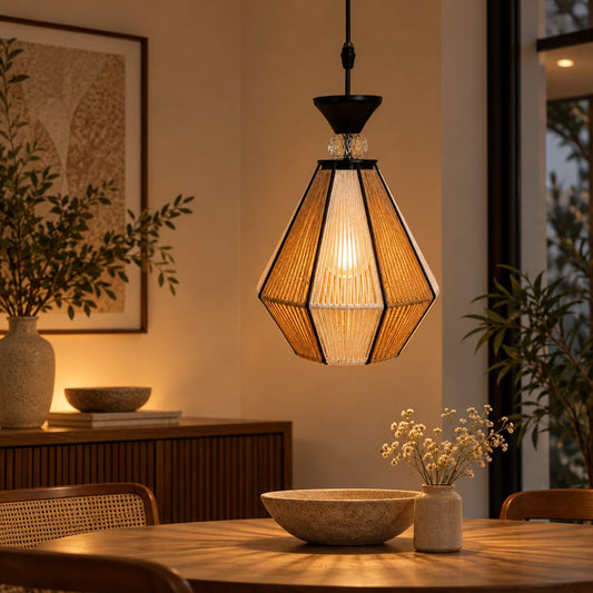 Raffia Pendant Light