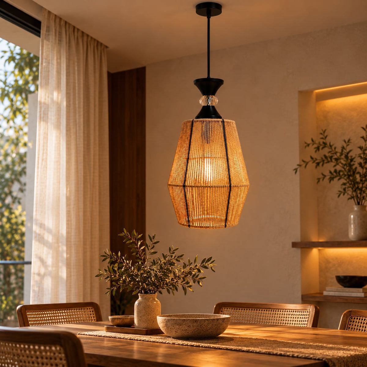 Mira Weave Pendant Light