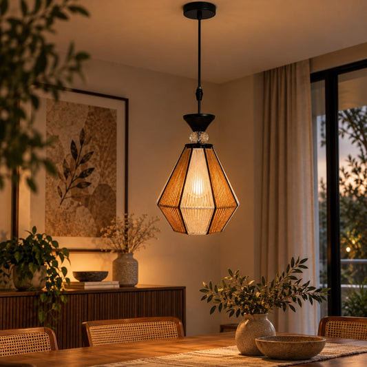 Raffia Pendant Light