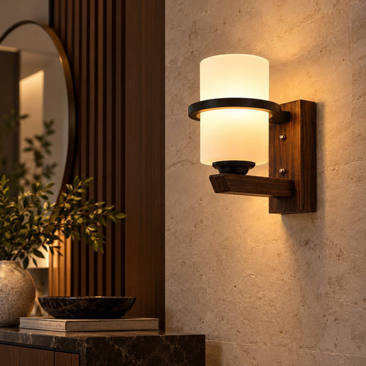 Oak Glow Wall Light