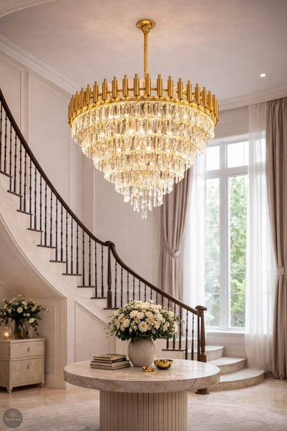 Golden Mamba Chandelier