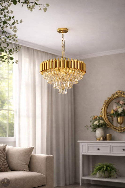 Golden Mamba Chandelier