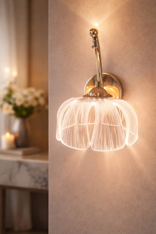 Flora Glass Wall Light