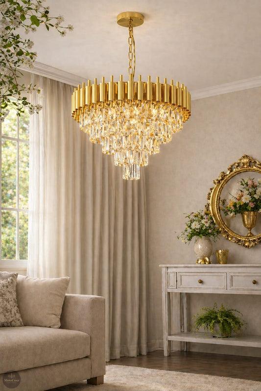 Golden Mamba Chandelier