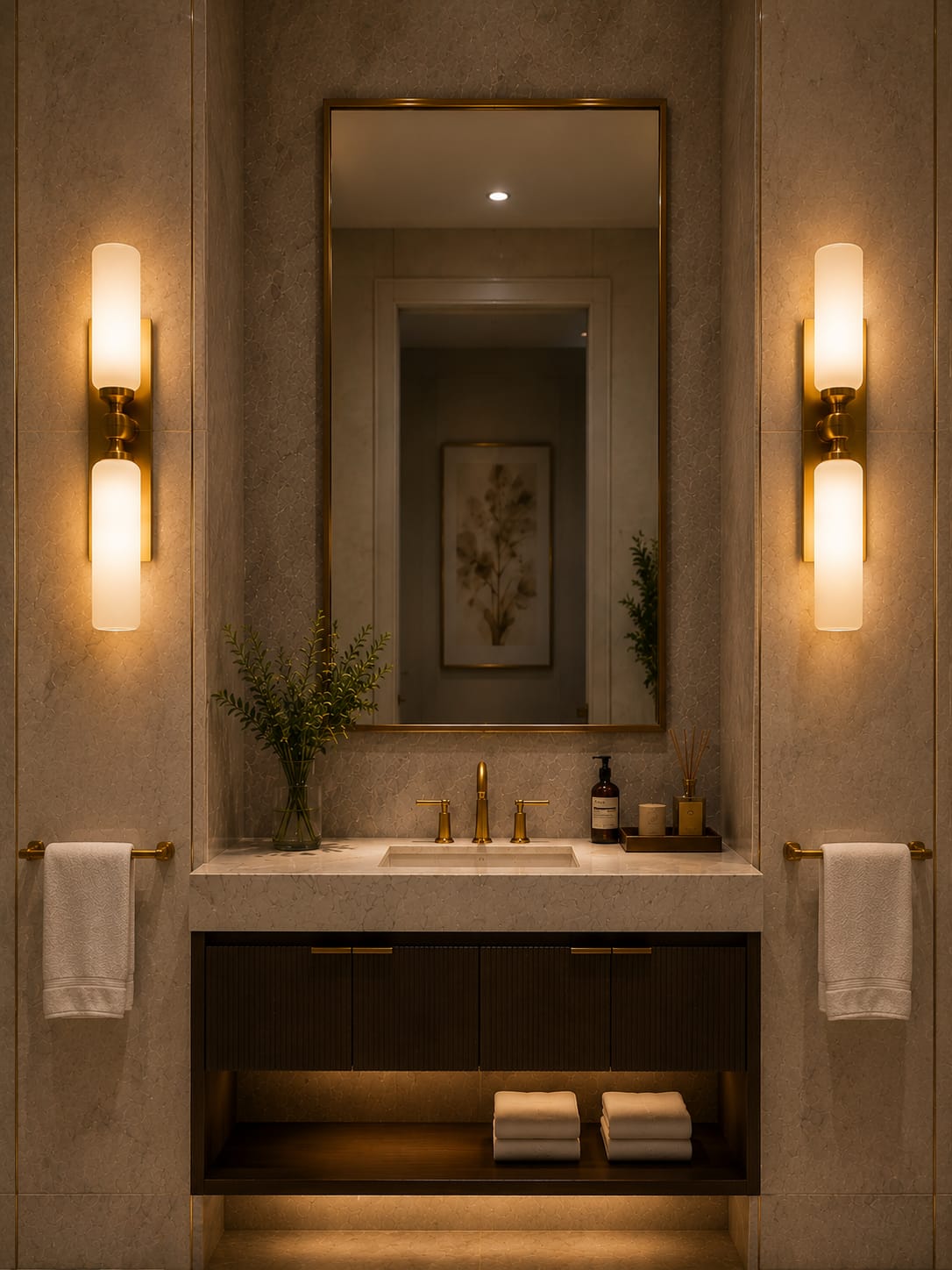Opaline Wall Light