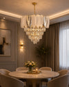 Feather Crown Chandelier