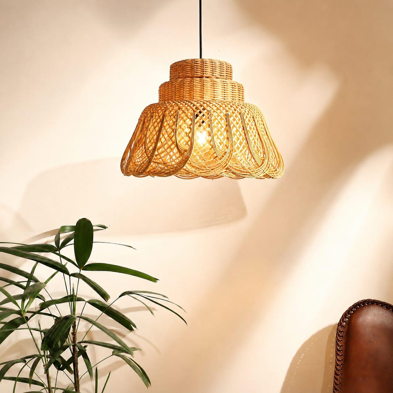 Bamboo Woven Pendant Lamp