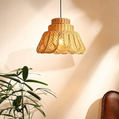 Bamboo Woven Pendant Lamp