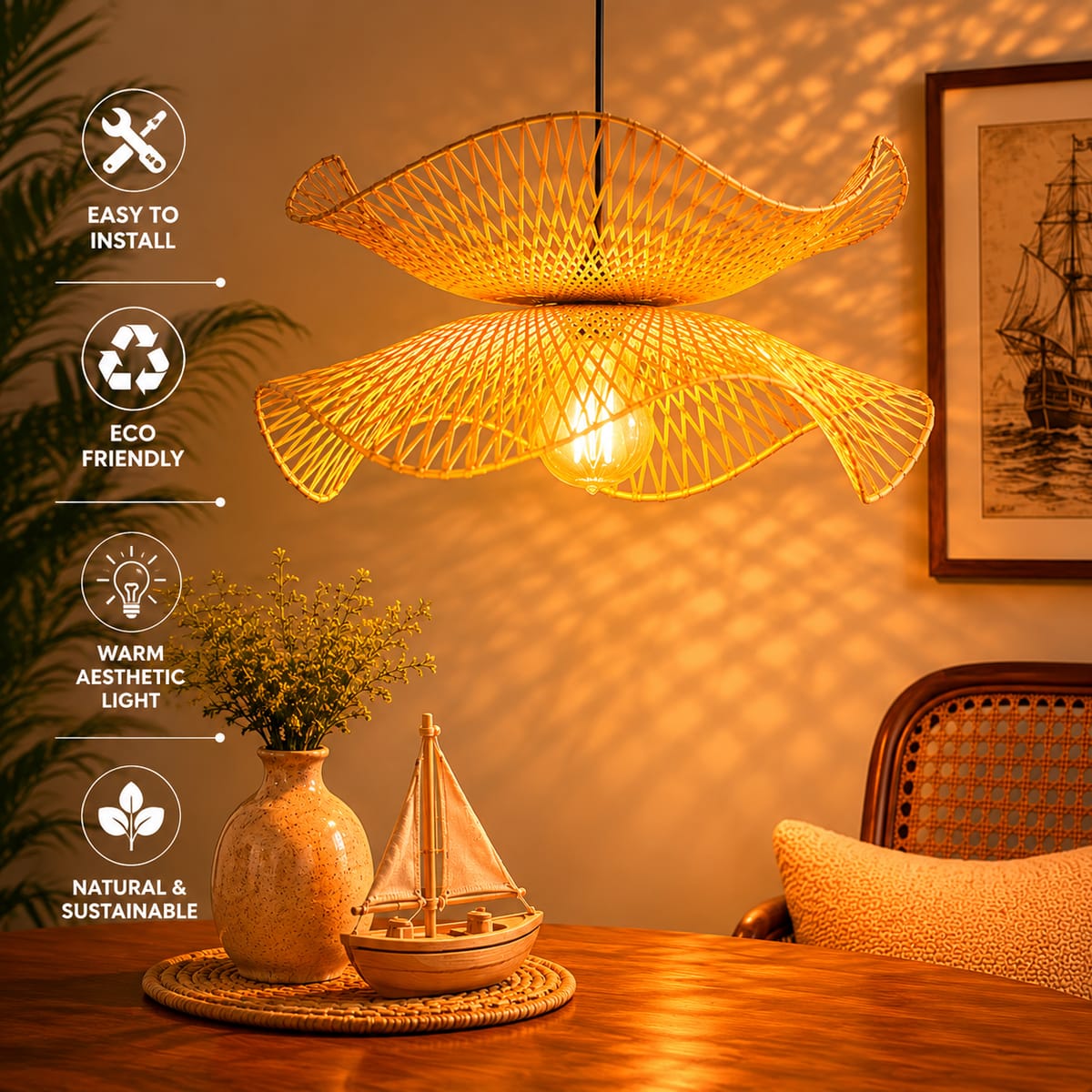 Meridian wave Floor & celling Lamp