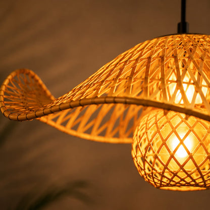 Artisan Wave Bamboo Light
