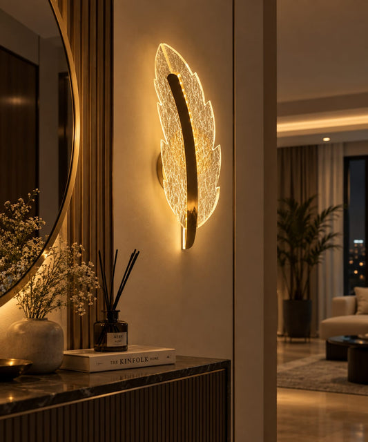Feather Glow Wall Light