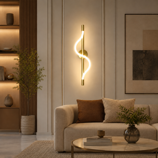 Curved Strip Wall Light