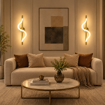 Curved Strip Wall Light