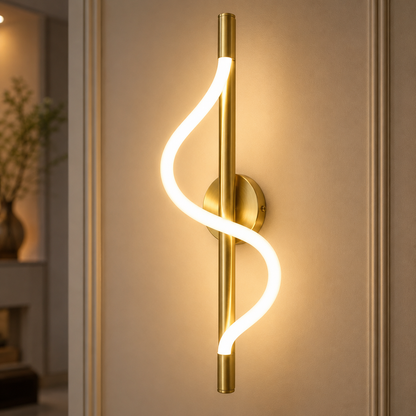 Curved Strip Wall Light