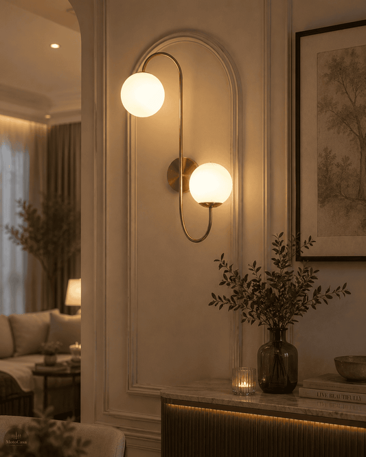 Dual Arc Wall Light