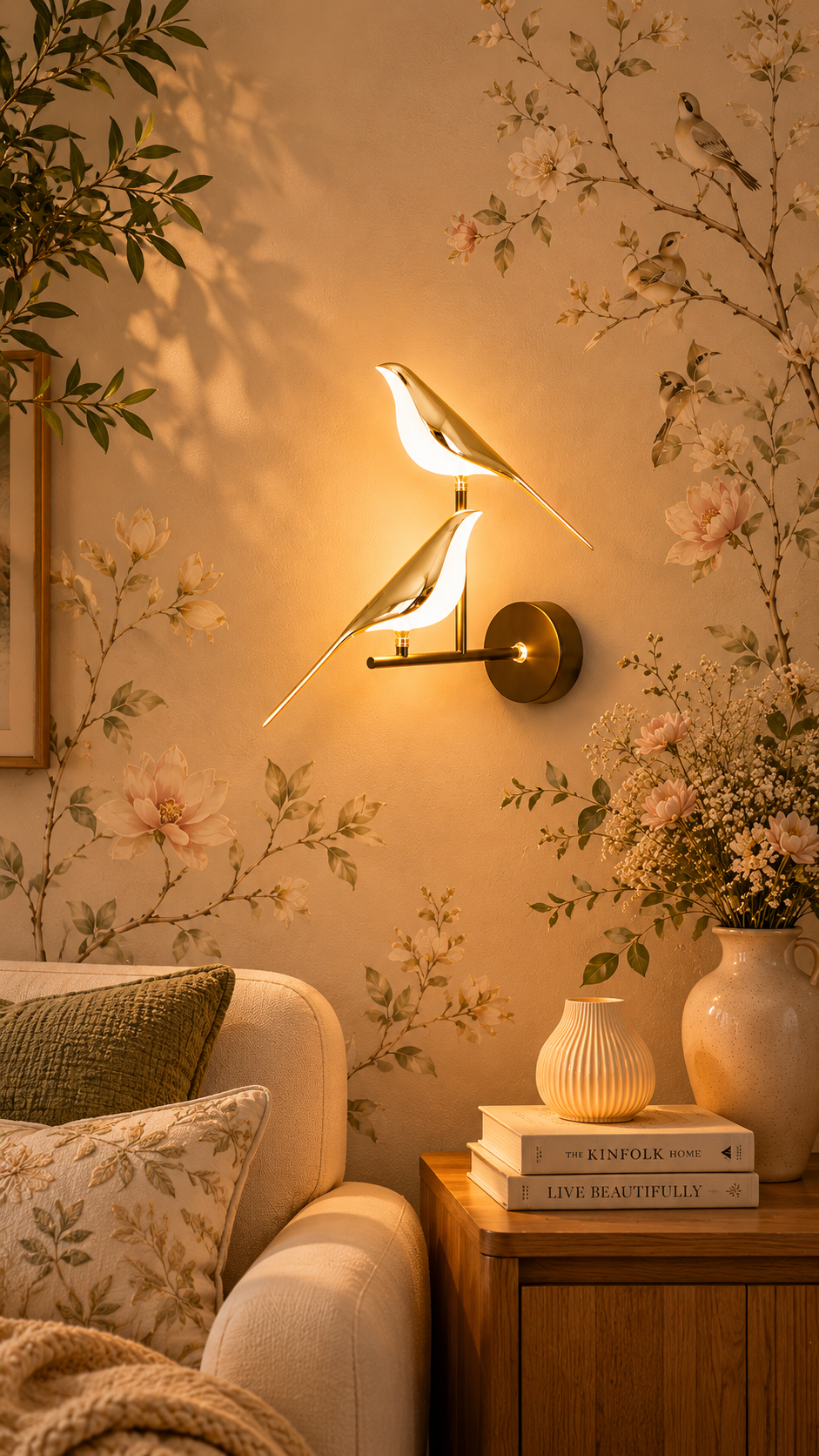 Twin Sparrow Wall Light