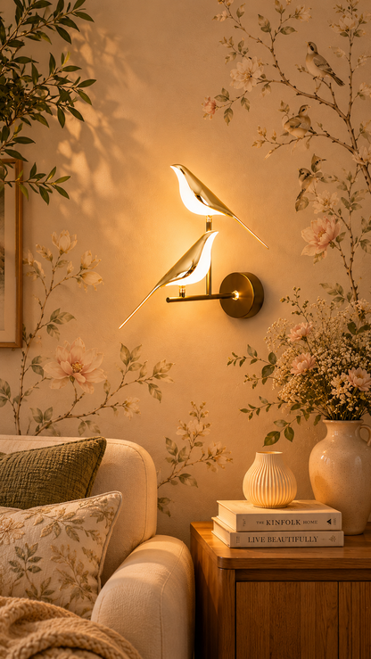 Twin Sparrow Wall Light